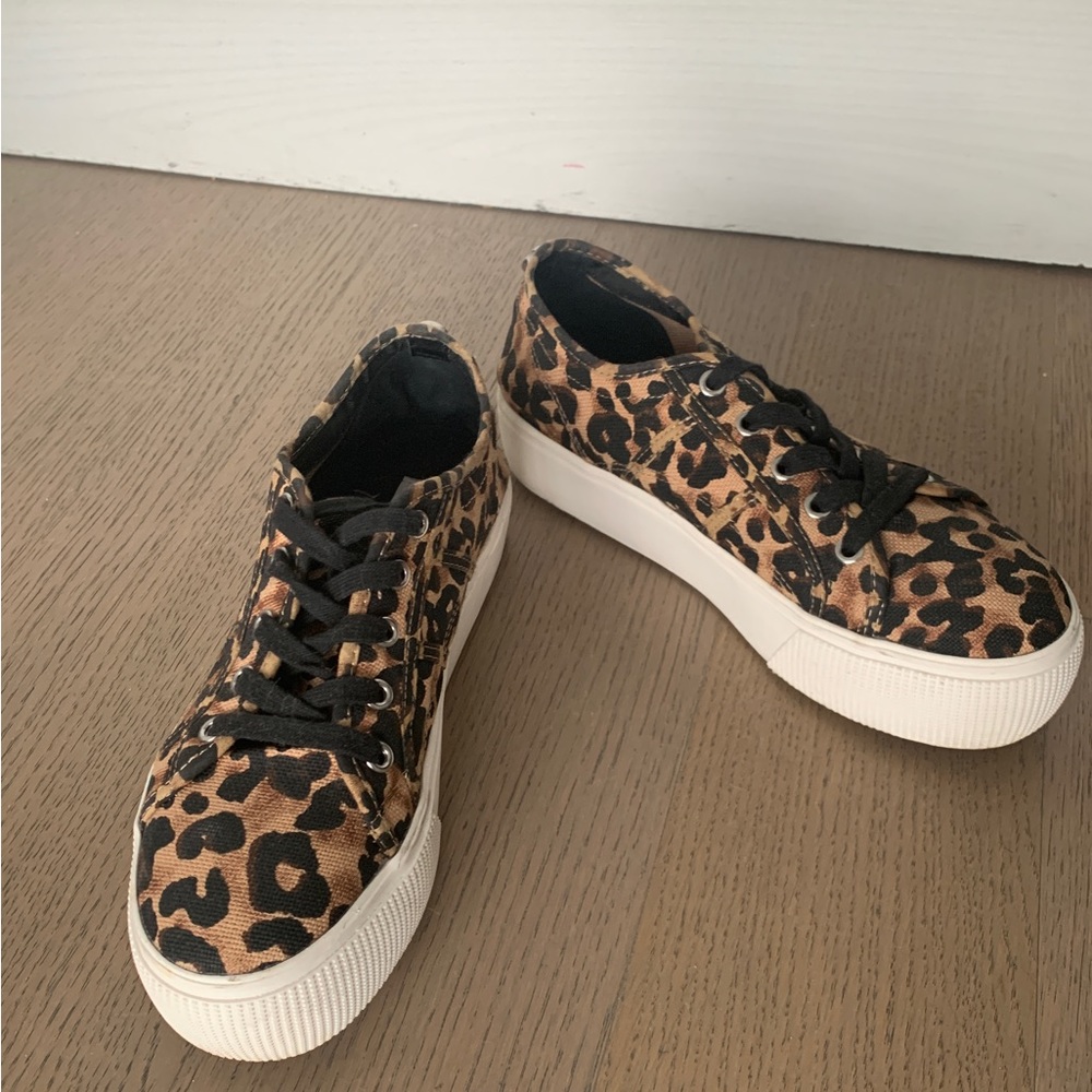 Steve Madden Emmi Leopard Print Platform Sneakers - image 3